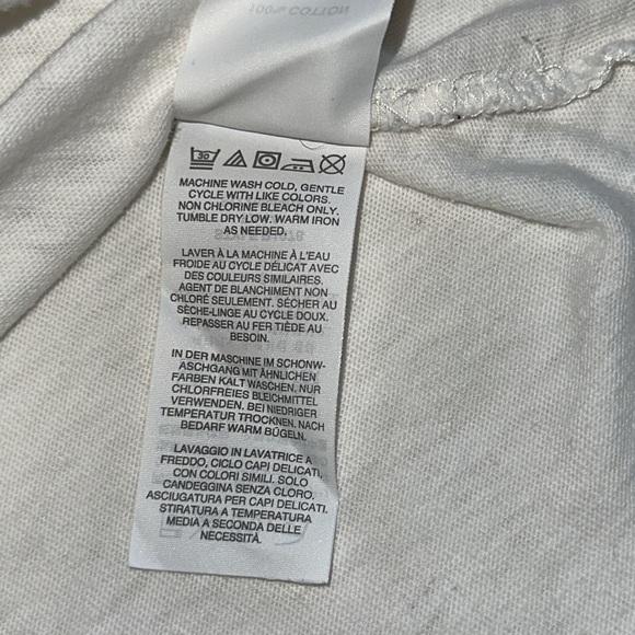 J Crew Football Navy White 83 three quarter sleeve top size  XL - Picture 9 of 14